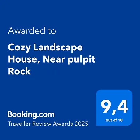 Cozy Landscape House, Near Pulpit Rock